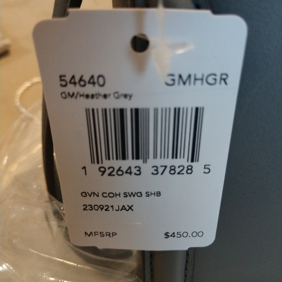 ✨NWT✨😍Coach Genuine Leather Bag w/chain strap - Picture 5 of 12